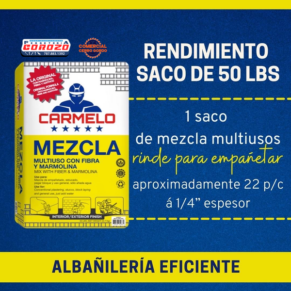 MEZCLALISTA 50# TODAS ENTREGA