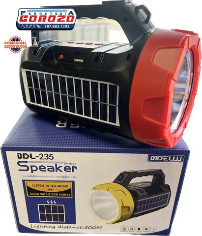 LINTERNA SOLAR SPEAKER